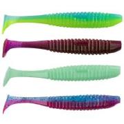 Силікон Angry Baits Shiner 5.0" AB Mix-3 4шт Фотографія