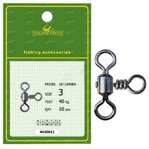 Вертлюжок тройной Golden Catch 1045BN фотография