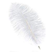Перо страуса Strike Ostrich Feathers - White Фотографія