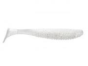 Силикон Angry Baits Shiner 8.0" 49-White Silver electrik Glitter UV 2шт фотография