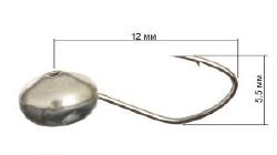 Літня мормишка Yagan на Карася №39 Срібло 0.6г Фотографія