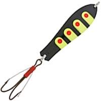 Блесна Kuusamo Professor-3R 75/12 незацепляйка BL/R/FYe-S фотография