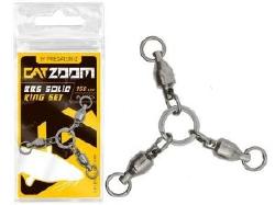 Тройной вертлюг на сома Catzoom nickel №6 150lb 30мм 1шт CZ2872 фотография