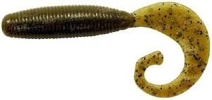 Силікон Reins Fat G-Tail Grub 2" 002 Green Pumpkin 20шт Фотографія