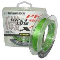 Шнур Kosadaka PE Super Line X8 0.18мм 150м Light Green фотография