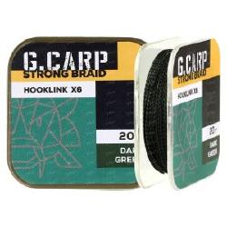 Поводковый материал GC G.Carp Strong Braid Hooklink X6 20м фотография