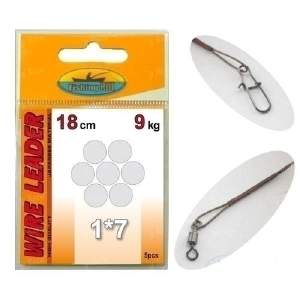 Повідець FR 1*7 15см 5кг 5шт Фотографія