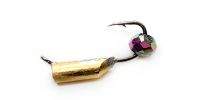 Мормышка Grifon Гвоздик 1.5мм золотой+шар многогранный хамелеон фотография