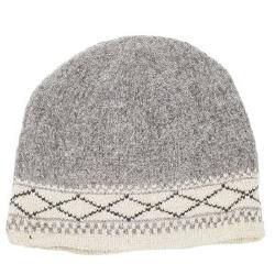 Шапка вязаная РЛ Plush Beani'qe серая фотография