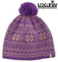 Шапка в'язана Norfin Women Finland Violet 305758-M Фотографія