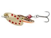 Блешня Savage Gear Sticklebait Spinner #3 Minnow Gold Red Фотографія