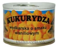 Кукурудза Angel-sport в банку 85г карамель Фотографія