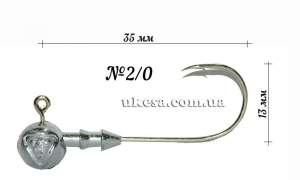Джиг головка Gamakatsu №2/0 Фотографія