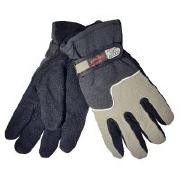 Рукавички флісові Rris із утеплювачем чорно-сірі р.10 Фотографія