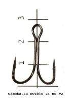 Двойник Gamakatsu Double 21 NS №2 5шт фотография