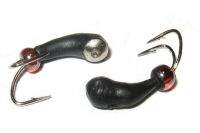 Мормышка Коза-уралочка с коронкой черная 2.0мм МВ131 фотография