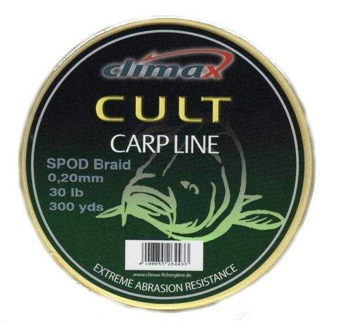 Шнур Climax Cult Spod Braid 20Lb 0.16мм 274м желтый фотография