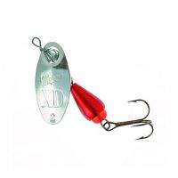 Блешня Mepps XD Platinum 3 Срібло-червоний сердечник Фотографія