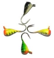 Мормышка Riga капля с петелькой крашеная 216 фотография