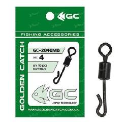 Вертлюжок швидкознімний Golden Catch Quick Change Long 2040MB №4 10шт Фотографія