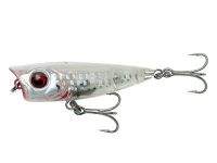 Воблер Savage Gear 3D Minnow Popper 43F Crystal White фотография