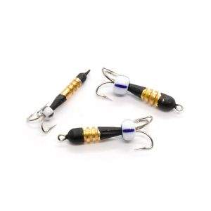 Мормышка Grifon Чертик с петлей длинный с рисками фотография