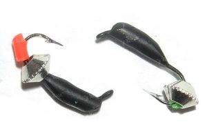 Мормишка Улов Стовпчик з тарілкою Фотографія