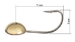 Летняя мормышка Yagan на Карася №09 Золото фотография