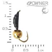 Мормышка ЧС Креветка XS 0.43г №14 Шар латунный Золото фотография