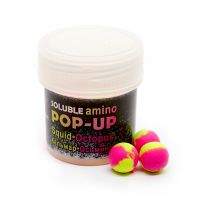 Бойлы Grandcarp Amino Pop-Up растворимые 10мм Кальмар-осьминог 15шт фотография