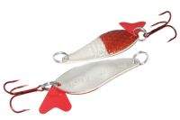 Блешня Spinnex Atom 14г срібло з червоним Фотографія