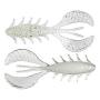 Силикон Angry Baits Chubby Craw 2.4" White Silver Electric Glitter UV 7шт фотография