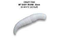 Силикон Crazy Fish MF Baby Worm 1.2" плавающий 59 12шт фотография