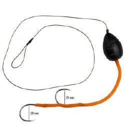 Оснастка для лову сома ПМ Catfish для течіі 2 гачки PVC53064 Фотографія