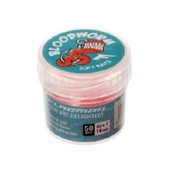 Мотиль силіконовий Flagman Blood Worm Red 50шт Фотографія