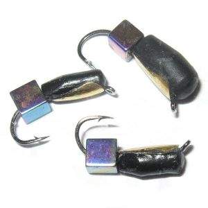 Мормишка Grifon Гвоздик кубик з коронкою Фотографія