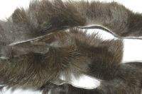 Смужки хутра кролика поперечні Strike Rabbit Strip Crosscut -Dk Gray Фотографія