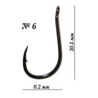 Гачки Golden Catch Bully №6 9шт Фотографія