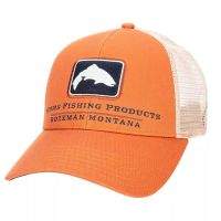 Кепка Simms Trout Icon Trucker Orange Фотографія
