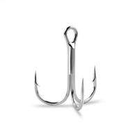 Тройник Gurza Round treble hook Ni K-2503 №6 1шт фотография