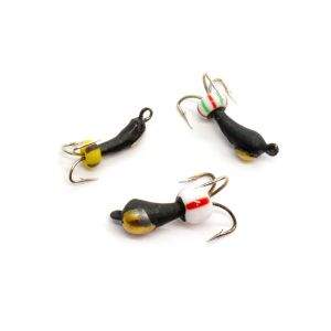 Мормышка Grifon Чертик-банан с петлей и коронкой фотография