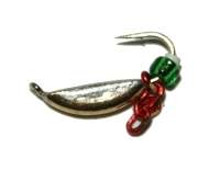 Мормишка Riga супер банан з ланцюжком 2.0 мм золото 110020с Фотографія