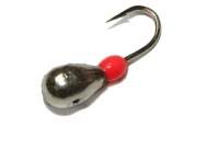 Мормышка Riga капля с отверствием 2.5мм серебро 122025-02 фотография