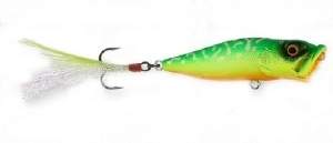 Воблер Megabass Pop-X 64F Aka Tiger 64mm 7.15 g Фотографія