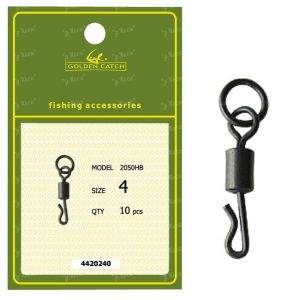 Вертлюжок швидкознімний з кільцем Golden Catch Фотографія