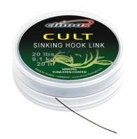Поводковый матеріал Cult Hook Link 20lb 20m Camou Фотографія