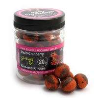 Бойлы Grandcarp долгорастворимые 100г 20мм Кальмар клюква фотография