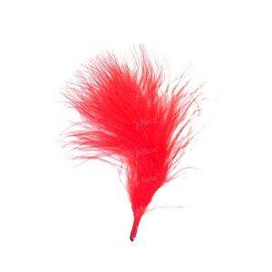 Пір'я марабу Strike Marabou Feathers - Red (червоні) Фотографія