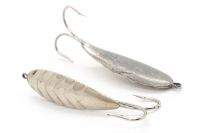 Блешня прямовисна РВС Хвиляста 2 гачка 5.5 г нікель Фотографія