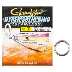 Кільця заводні Gamakatsu Hyper Solid Ring Фотографія